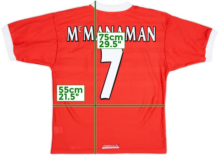 1998-00 Liverpool Camiseta Local McManaman #7 - 9/10 - (L)