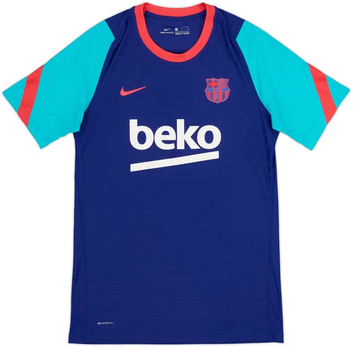 2021-22 Barcelona Nike Authentic Training Shirt - 10/10 - (S)