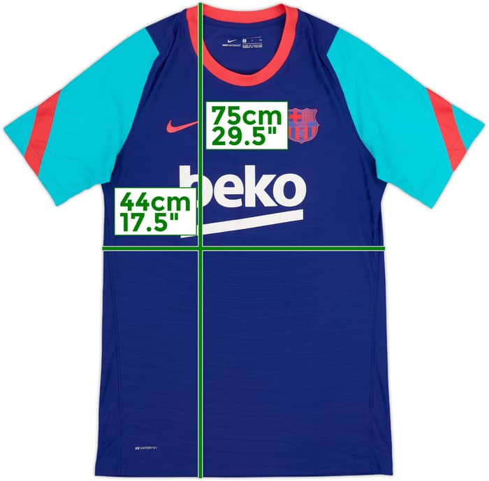 2021-22 Barcelona Nike Authentic Training Shirt - 10/10 - (S)