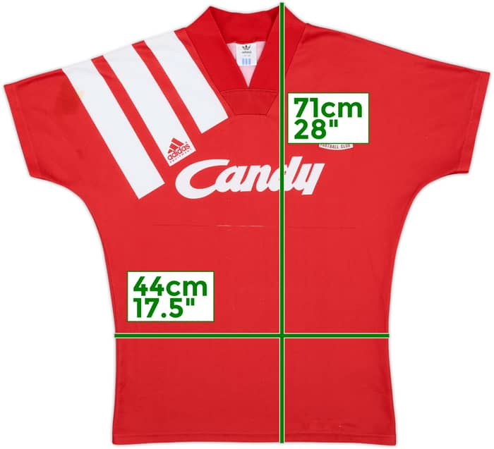 1991-92 Liverpool Camiseta de local - 7/10 - (S)