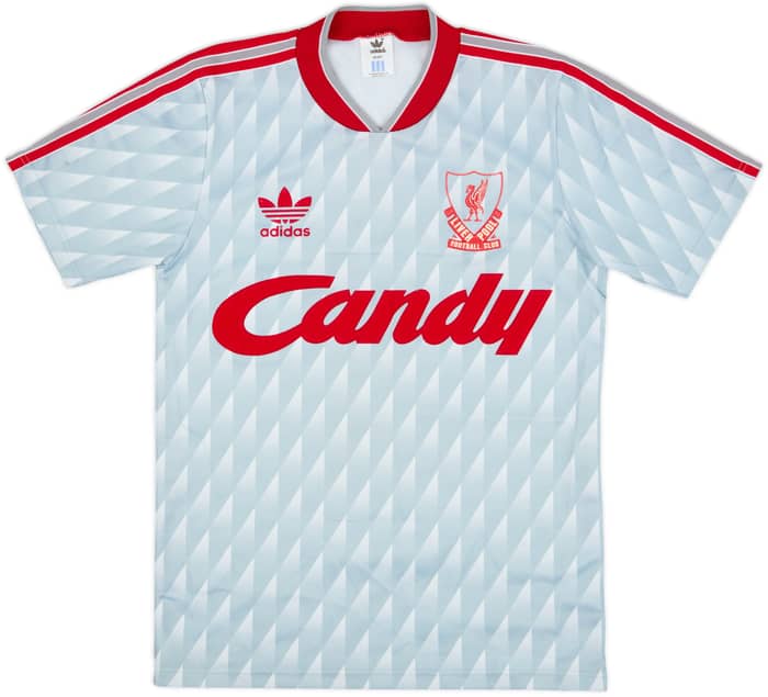1989-91 Liverpool Away Shirt - 7/10 - (L.Boys)