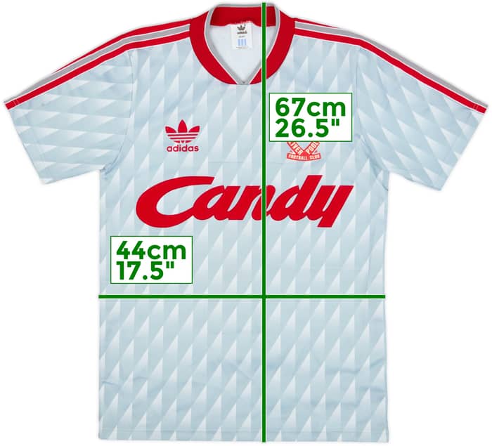 1989-91 Liverpool Away Shirt - 7/10 - (L.Boys)