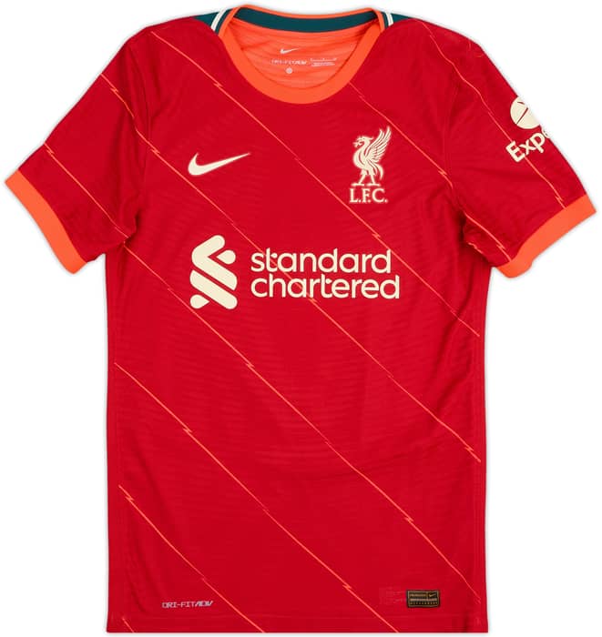 2021-22 Liverpool Authentic Home Shirt Firmino #9 - 10/10 - (S)