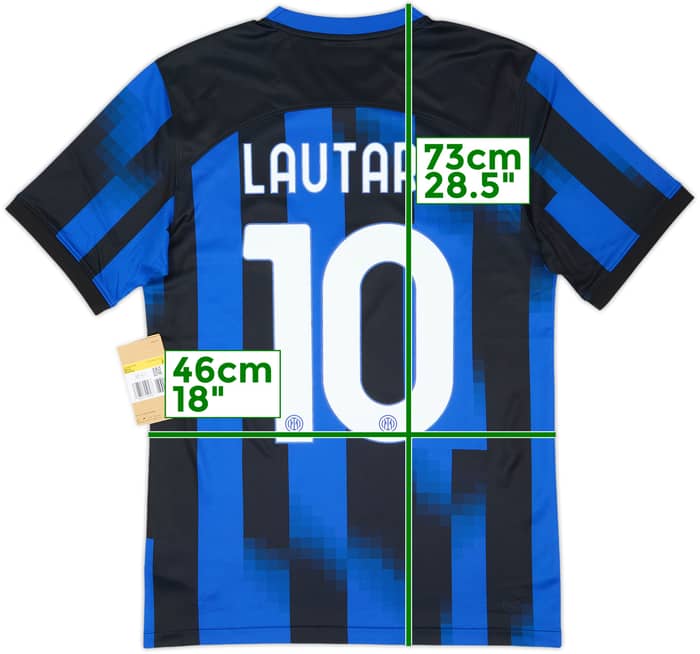 2023-24 Inter Milan Home Shirt Lautaro #10 (S)