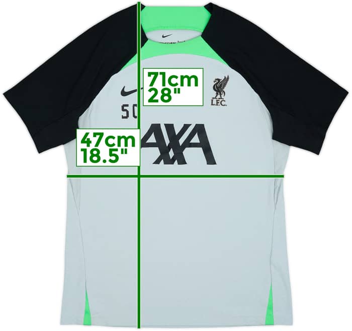 2023-24 Liverpool Nike Player Issue Training Shirt #50 (Gannon-Doak) - 5/10 - (M)