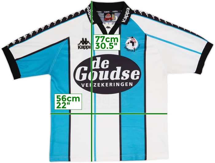 Camiseta de visitante del Sparta Rotterdam 1997-98 - 7/10 - (XL)