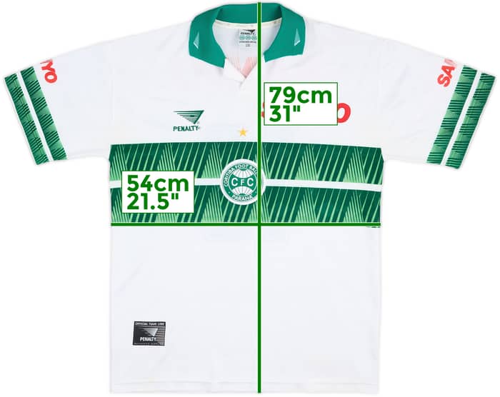 1997 Coritiba Home Shirt #10 - 9/10 - (L)