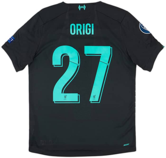 2019-20 Liverpool Third Shirt Origi #27 - 8/10 - (S)