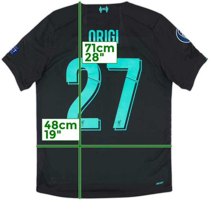 2019-20 Liverpool Third Shirt Origi #27 - 8/10 - (S)