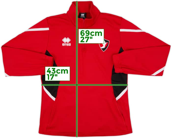 2019-20 Cheltenham Errea 1/4 Zip Drill Top - 8/10 - (S)