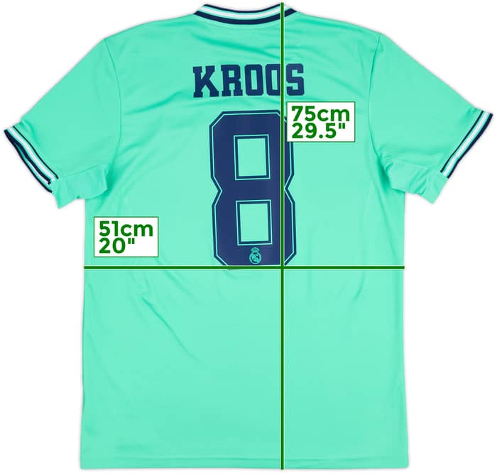 2019-20 Real Madrid Third Shirt Kroos #8 - 8/10 - (M)