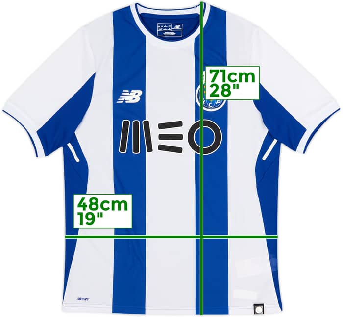 2017-18 Porto Camiseta Local - 8/10 - (S)