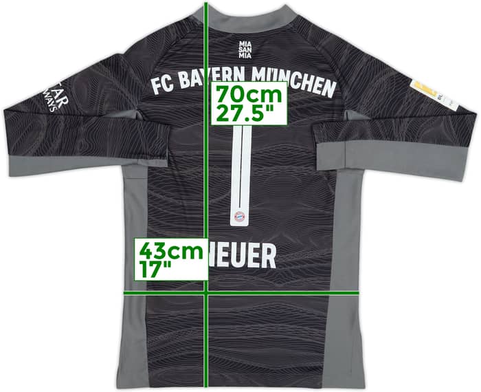 2021-22 Bayern Munich GK Shirt Neuer #1 - 6/10 - (L.Boys)
