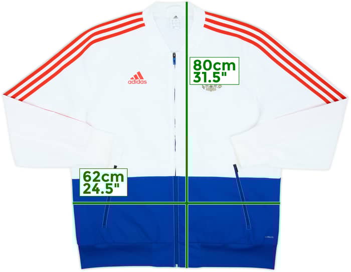 2015-16 Russia adidas Track Jacket - 7/10 - (XL)