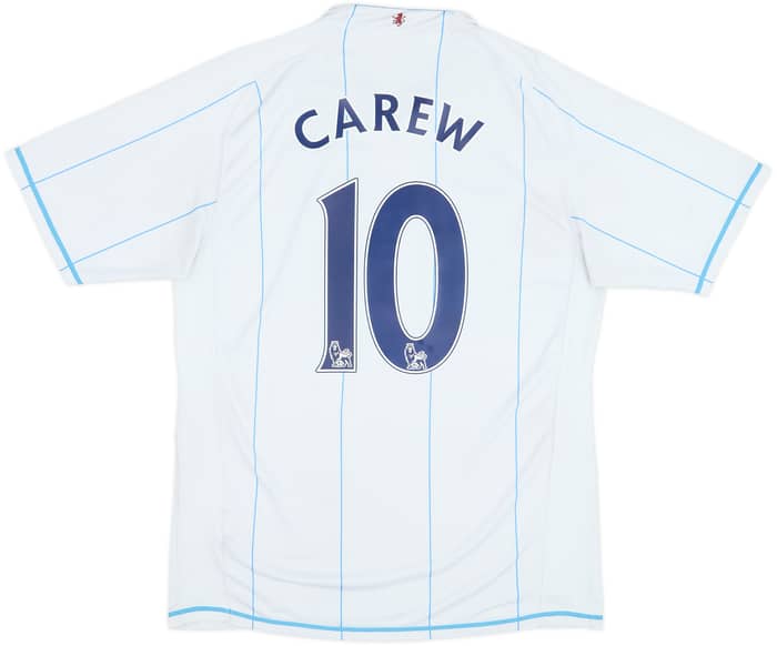 2007-08 Aston Villa Away Shirt Carew #10 - 6/10 - (M)