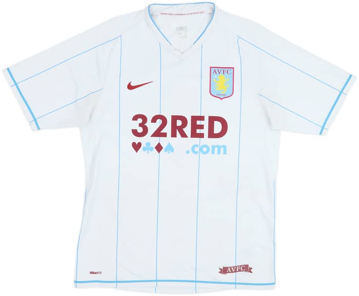 2007-08 Aston Villa Away Shirt Carew #10 - 6/10 - (M)
