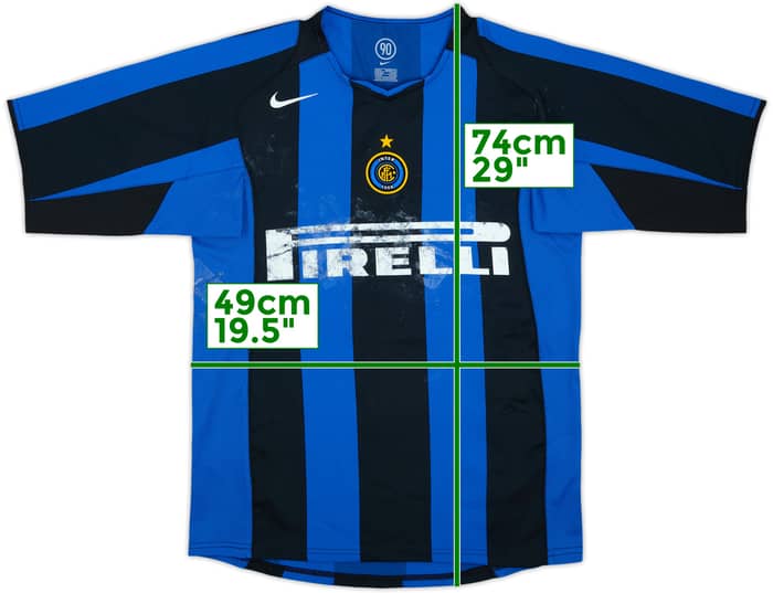 2004-05 Inter Milan Home Shirt #60 - 3/10 - (S)