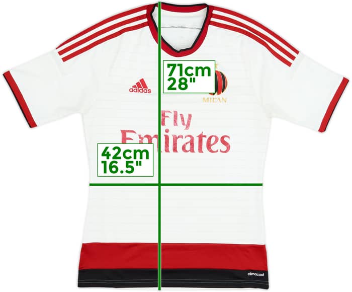 2014-15 AC Milan Away Shirt - 5/10 - (S)
