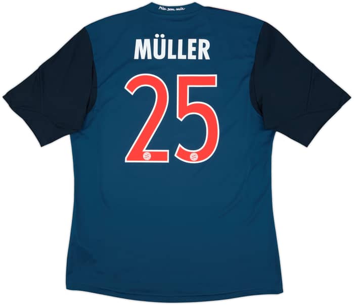 2013-14 Bayern Munich Third Shirt Muller #25 - 7/10 - (L)
