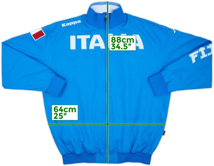 2002 Italy FIJLKAM Kappa Track Jacket - 8/10 - (3XL)