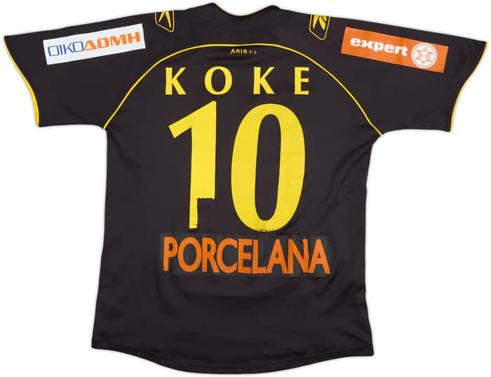 2008-09 Aris Thessaloniki Away Shirt Koke #10 - 4/10 - (S)