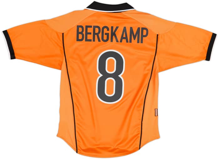 1998-00 Netherlands Home Shirt Bergkamp #8 - 9/10 - (S)