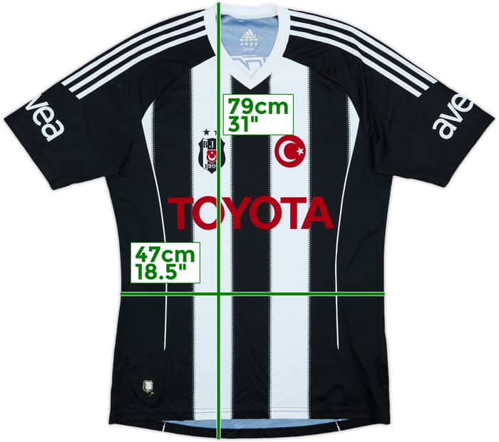 2011-12 Besiktas Basic Away Shirt - 8/10 - (L)