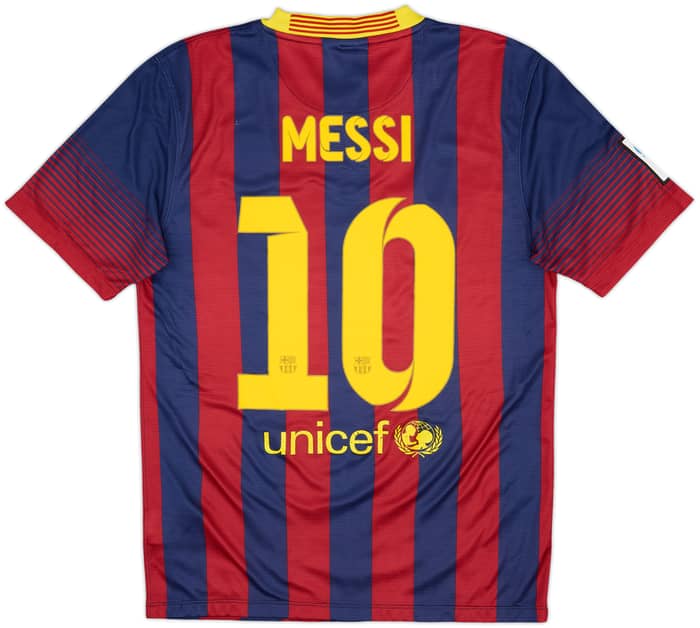 2013-14 Barcelona Camiseta de local Messi #10 - 5/10 - (S)