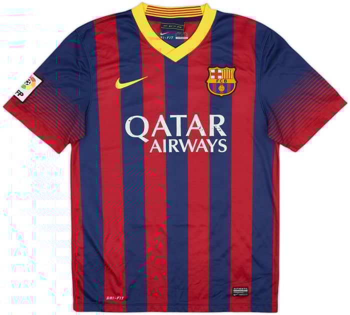 2013-14 Barcelona Camiseta de local Messi #10 - 5/10 - (S)