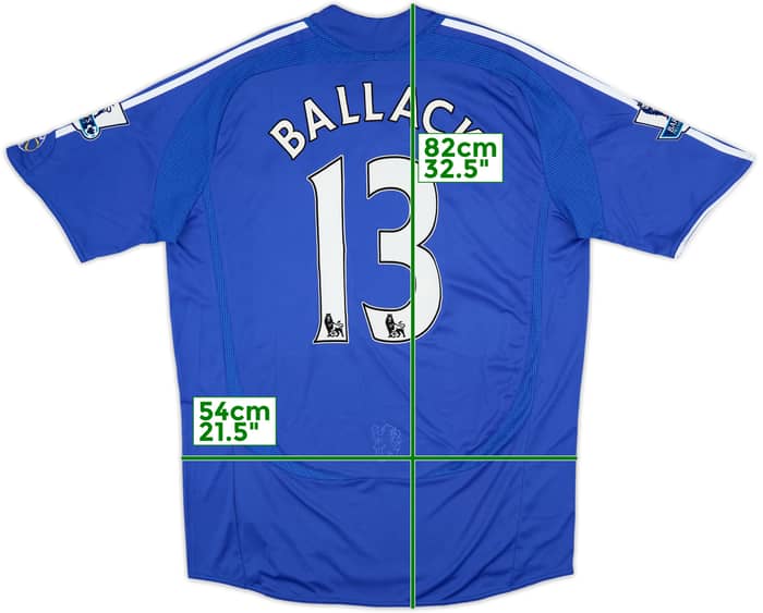 2006-08 Chelsea Home Shirt Ballack #13 - 5/10 - (L)