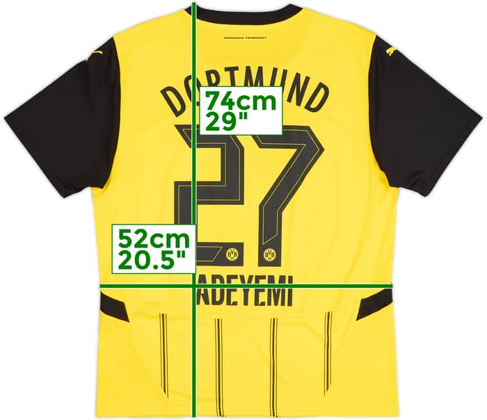 2024-25 Borussia Dortmund Home Shirt Adeyemi #27 - 10/10 - (L)