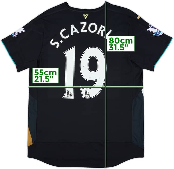 Camiseta de la tercera equipación del Arsenal 2015-16 S.Cazorla #19 - 5/10 - (XL)
