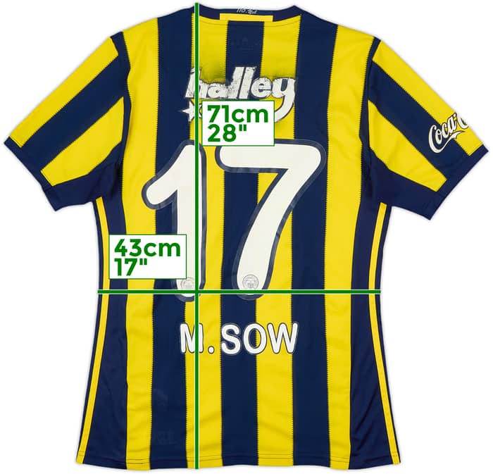 Camiseta de local del Fenerbahce 2016-17 M.Sow #17 - 5/10 - (S)