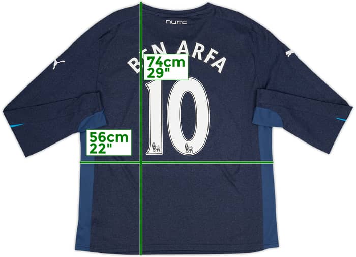 2013-14 Newcastle Away L/S Shirt Ben Arfa #10 - 6/10 - (L)