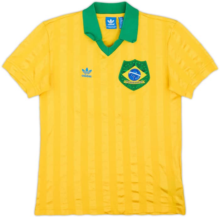2013 Brazil adidas Retro Shirt #10 - 9/10 - (XS)