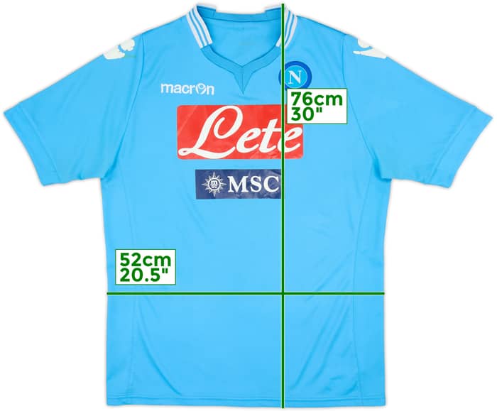 2013-14 Napoli Camiseta Local - 5/10 - (L)