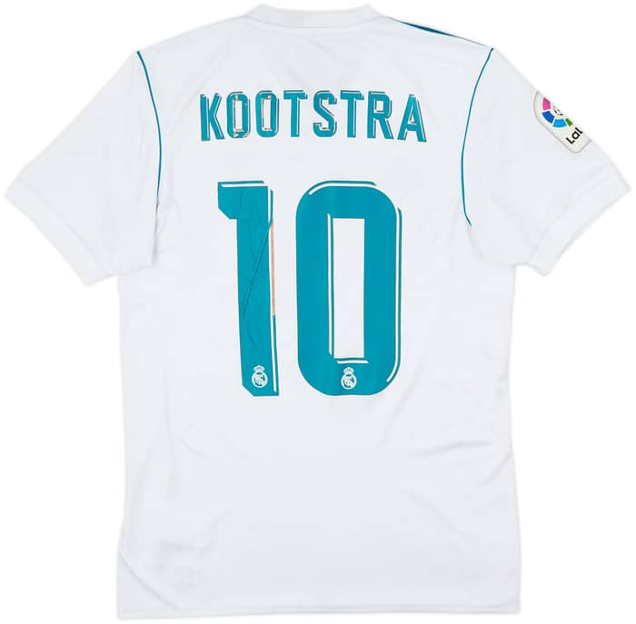 2017-18 Real Madrid Home Shirt Kootstra #10 - 4/10 - (S)