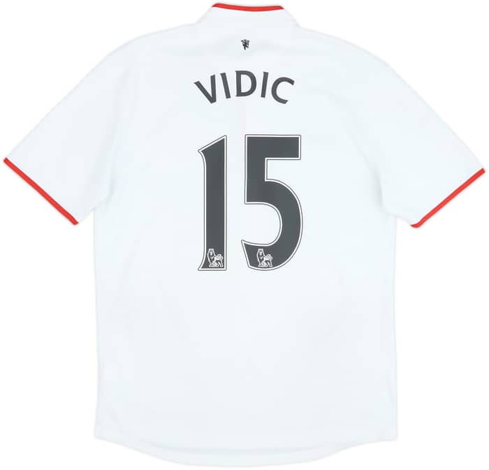 Camiseta de visitante del Manchester United 2012-14 Vidic #15 - 7/10 - (M)
