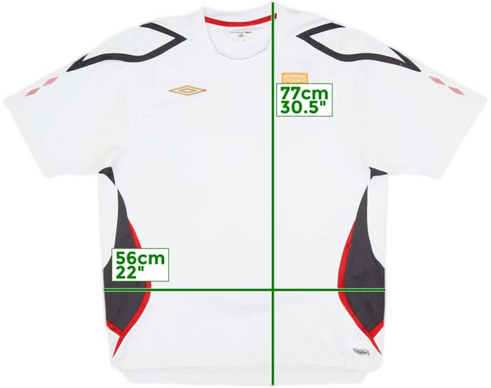 Camiseta Umbro de entrenamiento del Lyon 2008-09 - 4/10 - (L)