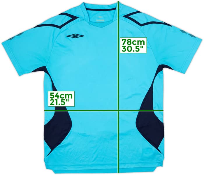 2008-09 Malaga Umbro Training Shirt - 8/10 - (L)