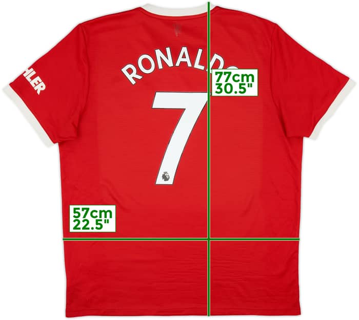 2021-22 Manchester United Camiseta Local Ronaldo #7 - 6/10 - (XL)