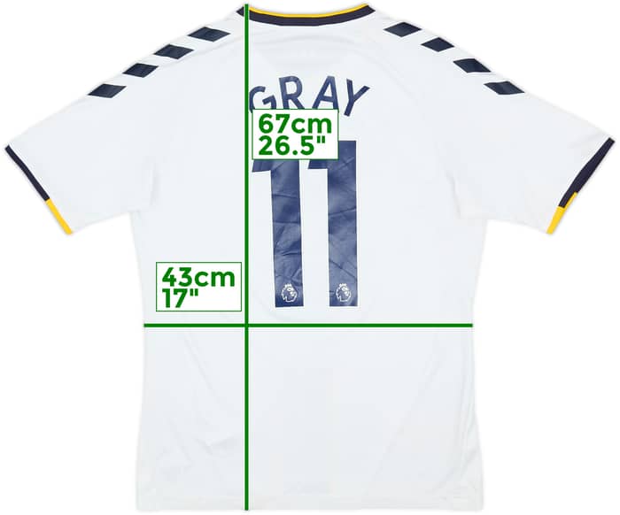 2021-22 Everton Third Shirt Gray #11 - 6/10 - (S)