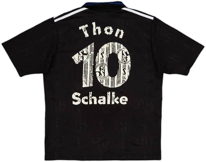 1997-98 Schalke Away Shirt Thon #10 - 4/10 - (XL.Boys)