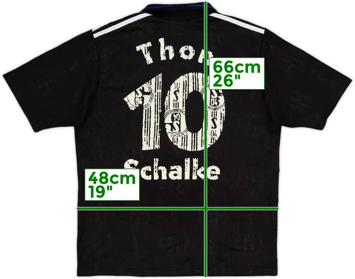 1997-98 Schalke Away Shirt Thon #10 - 4/10 - (XL.Boys)
