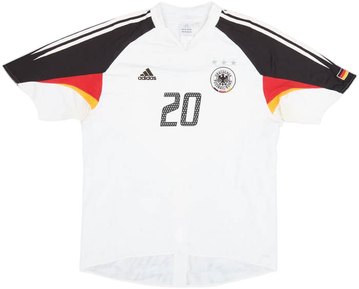 2004-05 Germany Home Shirt Podolski #20 - 7/10 - (XL)
