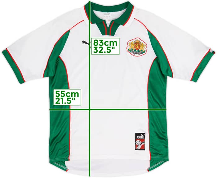 1998-00 Bulgaria Home Shirt - 8/10 - (L)
