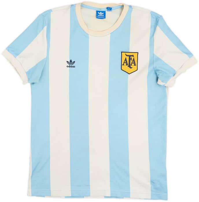 2013 Argentina '1978' adidas Reissue Home Shirt #10 (Kempes) - 5/10 - (M)