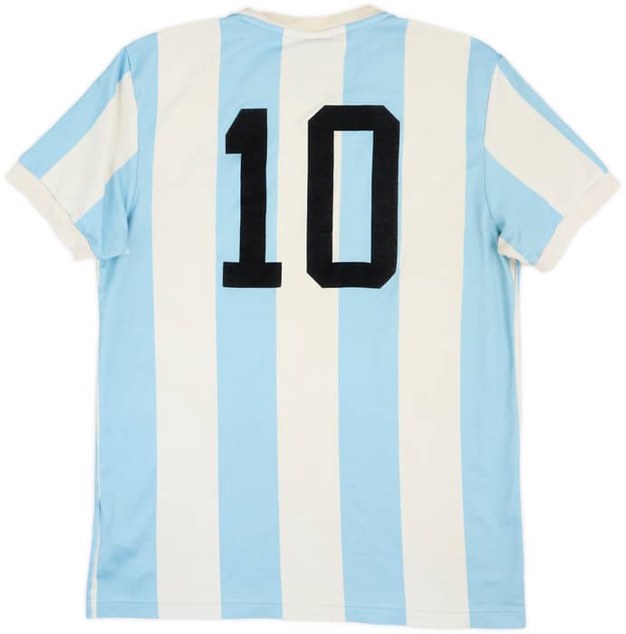 2013 Argentina '1978' adidas Reissue Home Shirt #10 (Kempes) - 5/10 - (M)