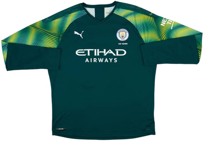 Camiseta de portero del Manchester City 2019-20 Ederson M. #31 - 6/10 - (XXL)