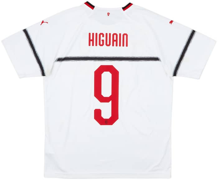 2018-19 AC Milan Away Shirt Higuain #9 - 8/10 - (L)